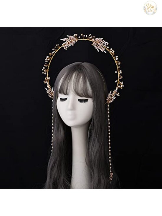 Goddess Halo Crown Headband Halloween Costume Headpiece Metal main image 4